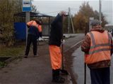 Уборка улиц и остановок города